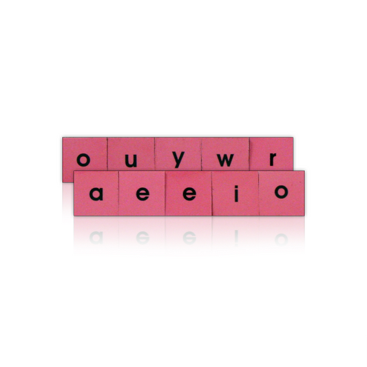 One Inch Vowel Letter Set