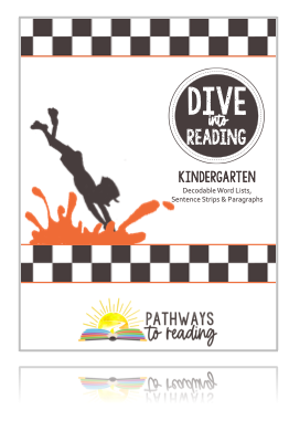 Kindergarten Dive Into Reading Booklet (Word Lists, Sentence Strips, and Paragraphs)